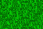 CLOCK, a Sans Serif Font by Loudoun Design Co. (Thumbnail 3 of 5)