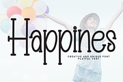 Happines | Script Font, a Handwritten Font by Scratchones (Thumbnail 1 of 8)