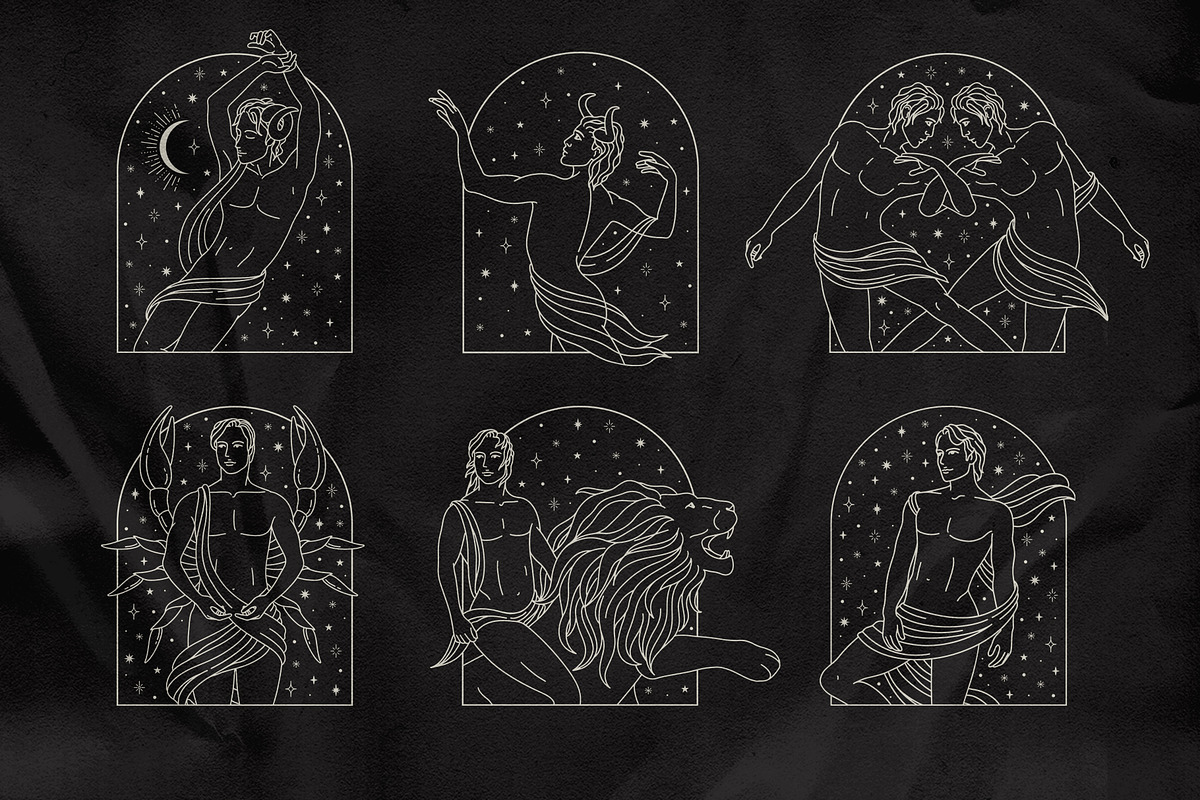 Zodiac Collection - Man, an Illustration by PatrushevaYana (Photo 7 of 11)