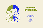 Cafe, vector illustrations, prints, a Graphic by venimo (Thumbnail 11 of 14)