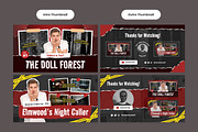 Horror Mystery YouTube Thumbnail, a Social Media Template by twinstd (Thumbnail 2 of 2)