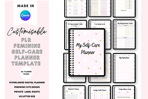 Canva Self-Care Digital Planner