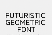 Futuristic Geometric Display Font, a Handwritten Font by RAHMAT (Thumbnail 3 of 4)