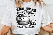 Feral and Pregnant Raccoon Maternity, a Work Illustration by Sublimation Artist (Thumbnail 4 of 9)