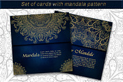 Set of mandala cards., an Invitation Template by Della_Liner (Thumbnail 1 of 8)