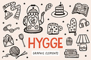 Hygge graphic elements, an Object Illustration by piyacler (Thumbnail 1 of 8)