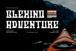 Glexino Adventure - Travel Font