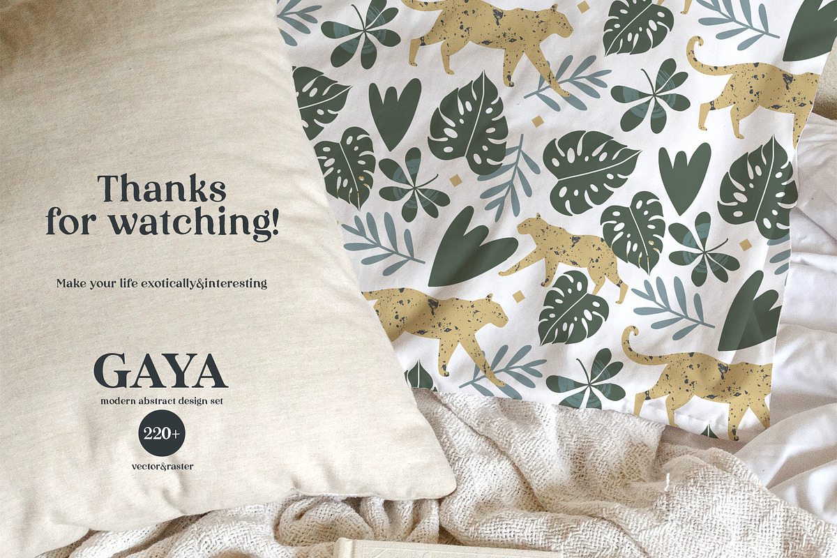 ☽GAYA☾ modern abstract design set, an Animal Illustration by Beauty Drops (Photo 9 of 9)