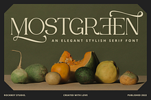 Mostgreen - Elegant & Stylish Serif