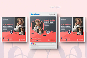 Fashion sale social media poster, a Social Media Template by graphics city