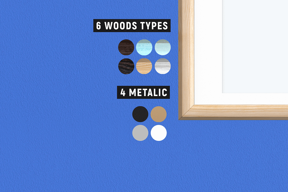 10 Frames - Wood & Metal + 7 Walls, a Print Template by CorgiAstronaut (Photo 7 of 19)