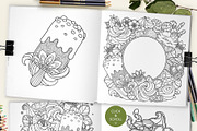 Ice Cream. Graphic illustrations set, a Decorative Illustration by Color and Decor (Thumbnail 4 of 4)
