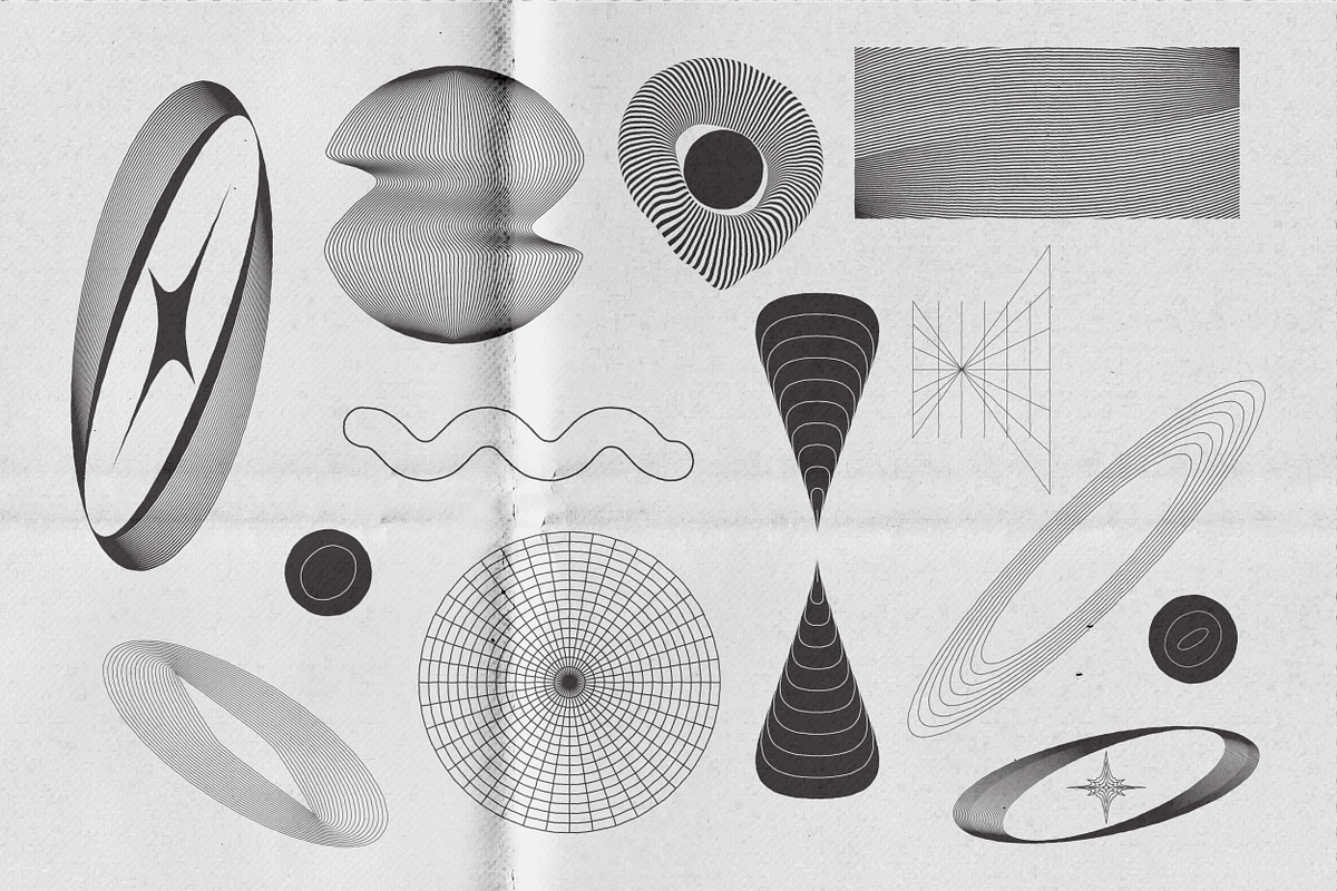 Abstract Boho Linear Vector Shapes, a Graphic by Vanzyst (Photo 18 of 24)