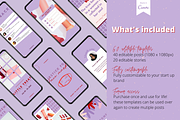 60 Purple Candy Instagram template, a Social Media Template by LemonNguyen (Thumbnail 4 of 6)