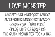 Love Monster, a Sans Serif Font by Brittney Murphy Design (Thumbnail 3 of 4)