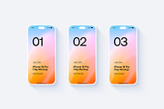 iPhone 18 Pro Clay - 24 Mockups, an iPhone Mockup by Asylab (Thumbnail 15 of 54)