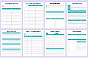 2026 Nursing Student Organizer Canva, a Stationery Template by Mustafiz (Thumbnail 5 of 7)