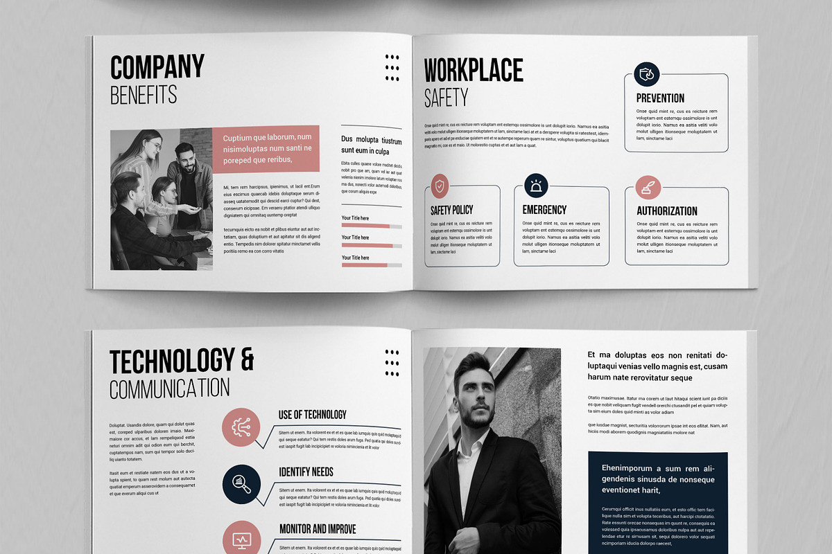 Employee Handbook Layout preview 4