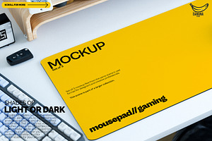 Gaming Mousepad Mockup From Lumen