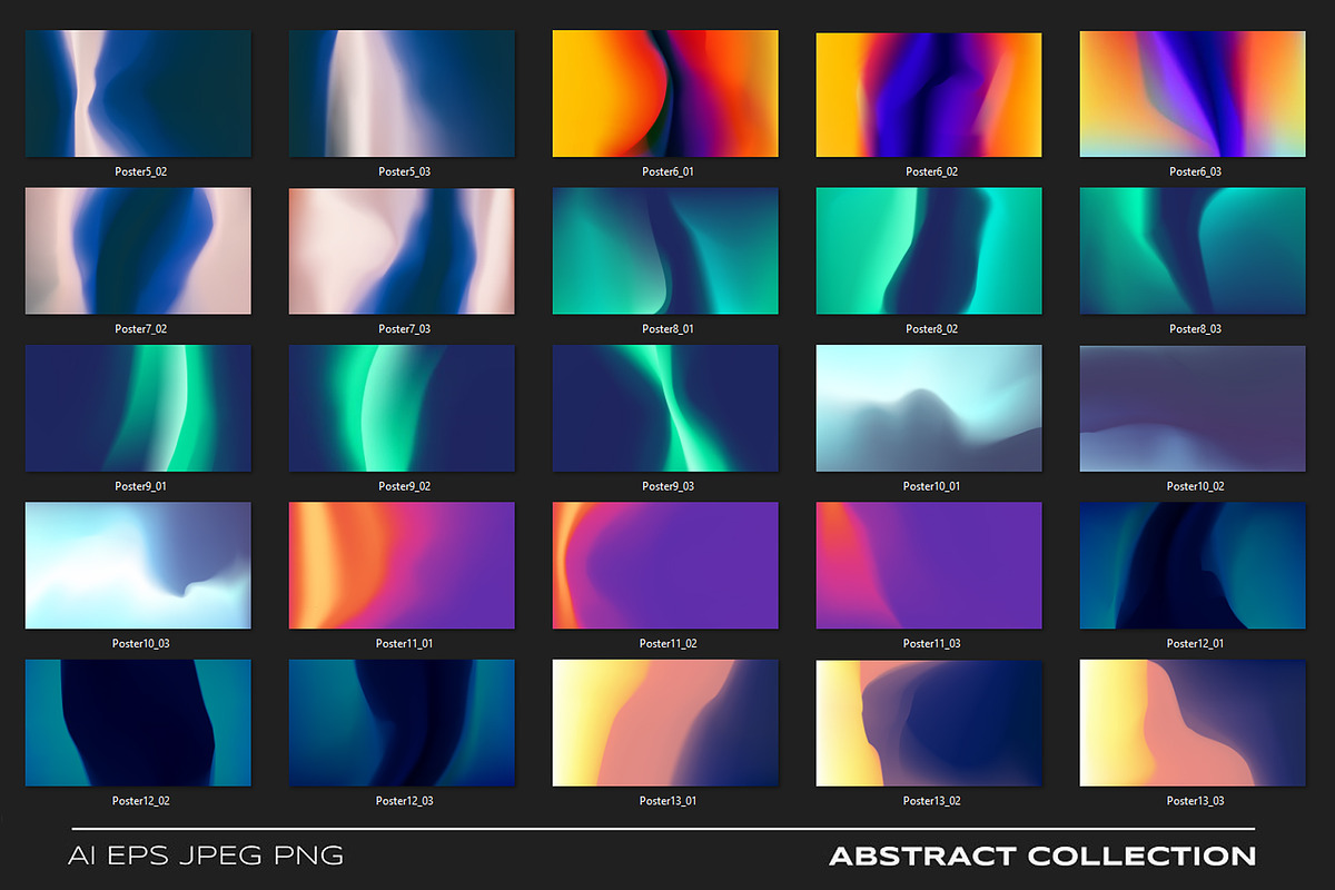230 Gradients Vector Backgrounds, a Gradient Add-On by RDShop (Photo 3 of 9)