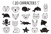 Scandinavian animals Kids collection, an Animal Illustration by cutelevindesign (Thumbnail 2 of 9)