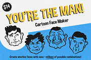 Cartoon Face Maker, an Illustration by melissadn (Thumbnail 1 of 4)