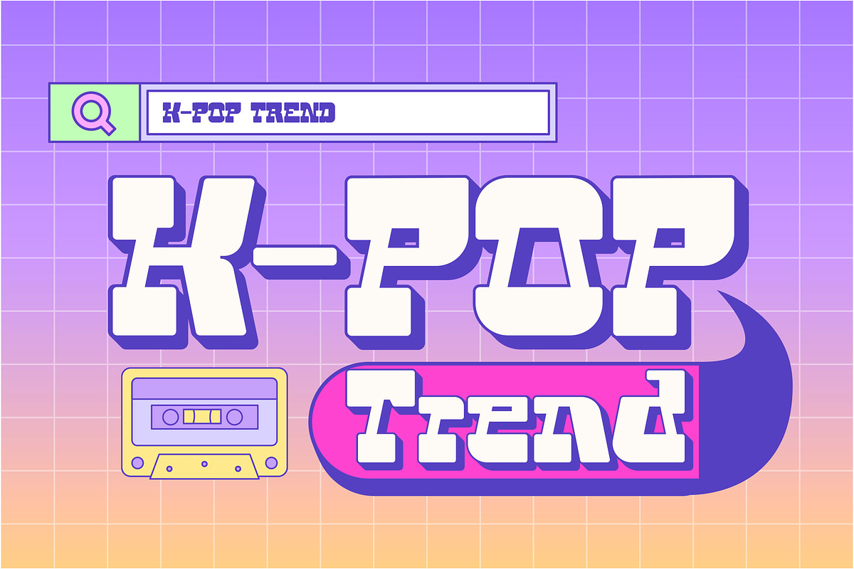 Keyute - Y2k Display Typeface, a Symbol Font by Dryy.type (Photo 8 of 8)