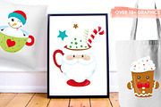 Christmas Mugs, an Illustration by PrettyBundles (Thumbnail 5 of 5)