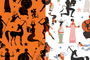 Greek Zodiac: Patterns, an Illustration by La Inspiratriz (Thumbnail 1 of 3)