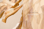 Cream Gold Hand Painted Textures, a Background Graphic by eclosque (Thumbnail 28 of 32)