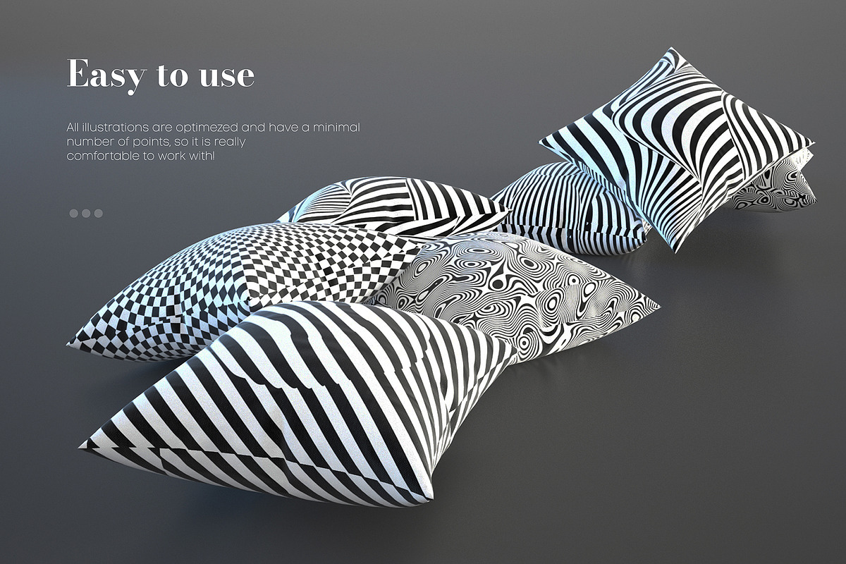 Op Art - Vector backgrounds bundle, a Background Graphic by RDShop (Photo 5 of 14)