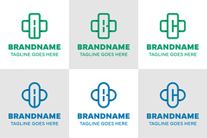 Letter A B C Medical Cross Logo Set, a Branding & Logo Template by Pray Art Design Studio