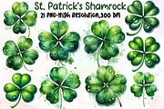 St. Patrick's Shamrock Sublimation, an Illustration by Sublimation Artist (Thumbnail 1 of 6)