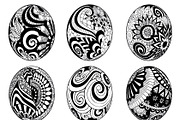 Happy Easter coloring page, an Object Graphic by Somjai King (Thumbnail 5 of 16)