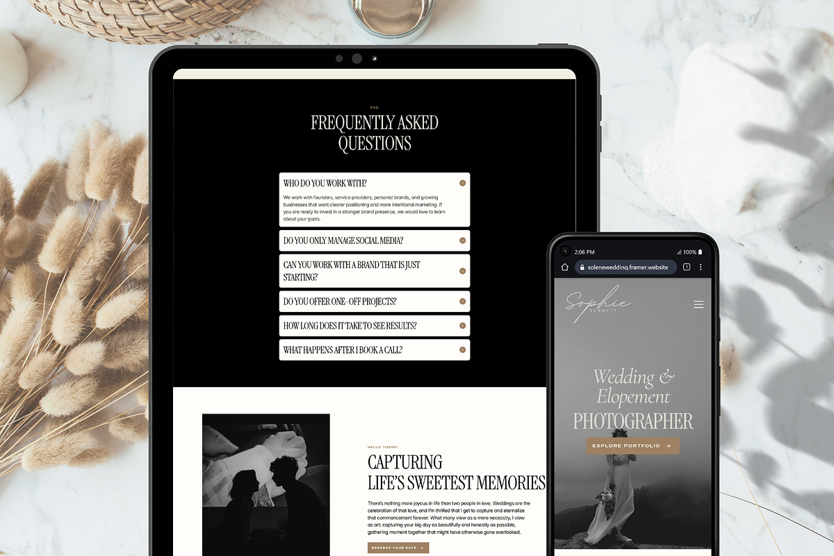 Wedding & Elopement Photography, a Landing Page Template by hridoywebdev (Photo 4 of 4)
