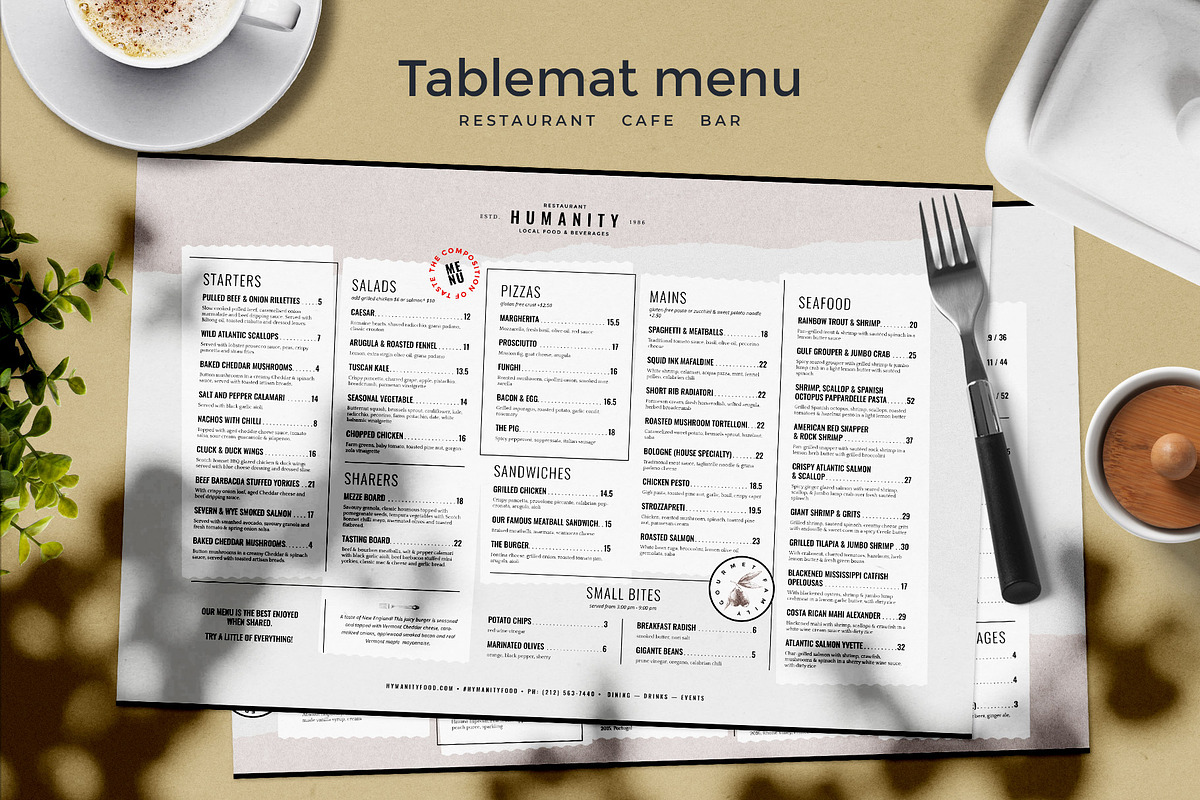 Restaurant Menu Design, a Brochure Template by BigWeek (Photo 1 of 4)
