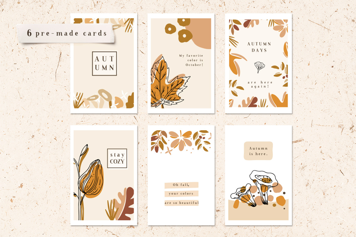Autumn abstract collection, an Object Graphic by DariSmartArt (Photo 8 of 16)
