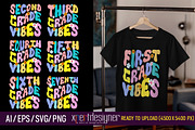 Back to School 1st - 7th Grade Vibes, an Education Illustration by XPERTDESIGNER (Thumbnail 1 of 4)