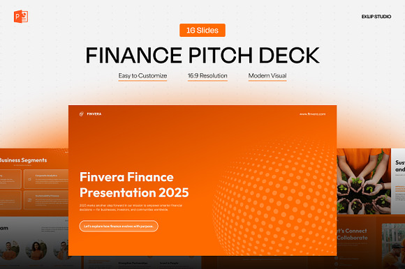 Finance Pitch Deck Powerpoint preview 6