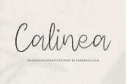 Calinea, a Script Font by Forberas Club (Thumbnail 1 of 7)