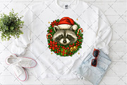 Christmas Raccoon PNG, an Illustration by Craft Nest (Thumbnail 5 of 6)
