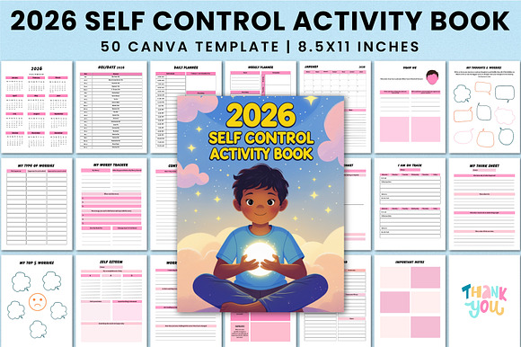 2026 Self Control Activity Book preview 7