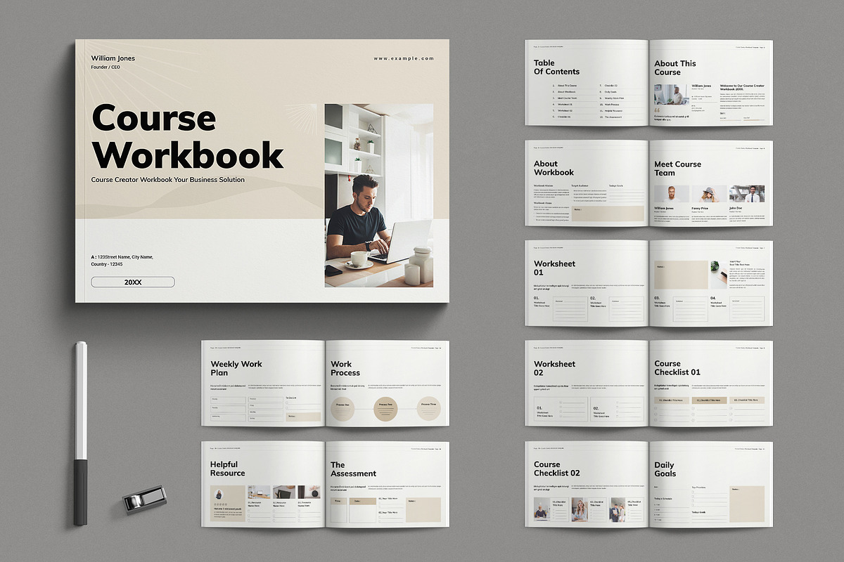 Course Creator Workbook Template