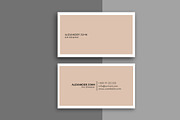 Simple Minimal Business Card, a Business Card Template by Saman Osama (Thumbnail 6 of 6)