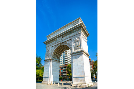 Washington Square Arch in New York, an Architecture Photo by Leonid Andronov