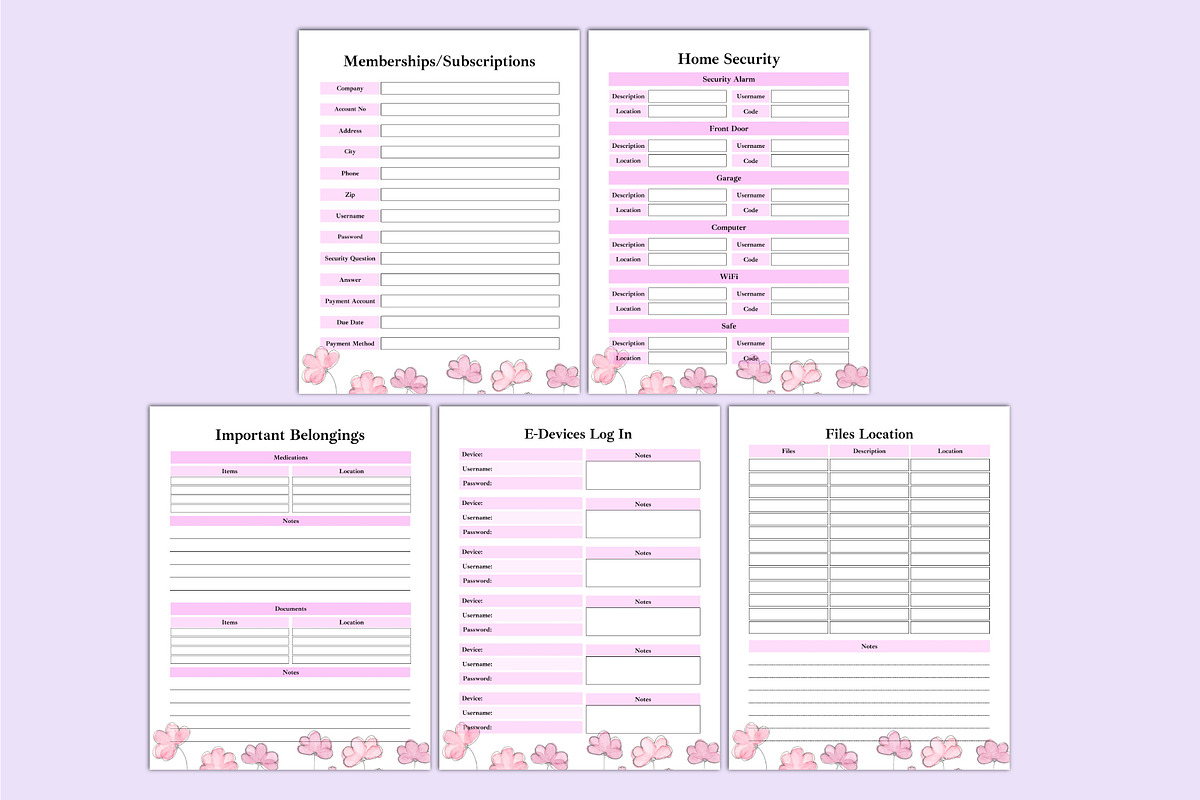 2025 End Of Life Planner For Canva, a Stationery Template by Shumaya (Photo 5 of 6)