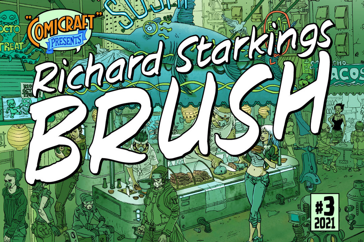 Richard Starkings Brush, a Font by Comicraft Fonts (Photo 1 of 8)
