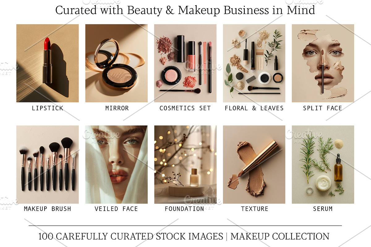 100 Makeup Stock Images, a Beauty & Fashion Photo by Pixels.Craft (Photo 3 of 8)