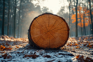 Old wooden tree cut surface, a Photo by AlyaAnd