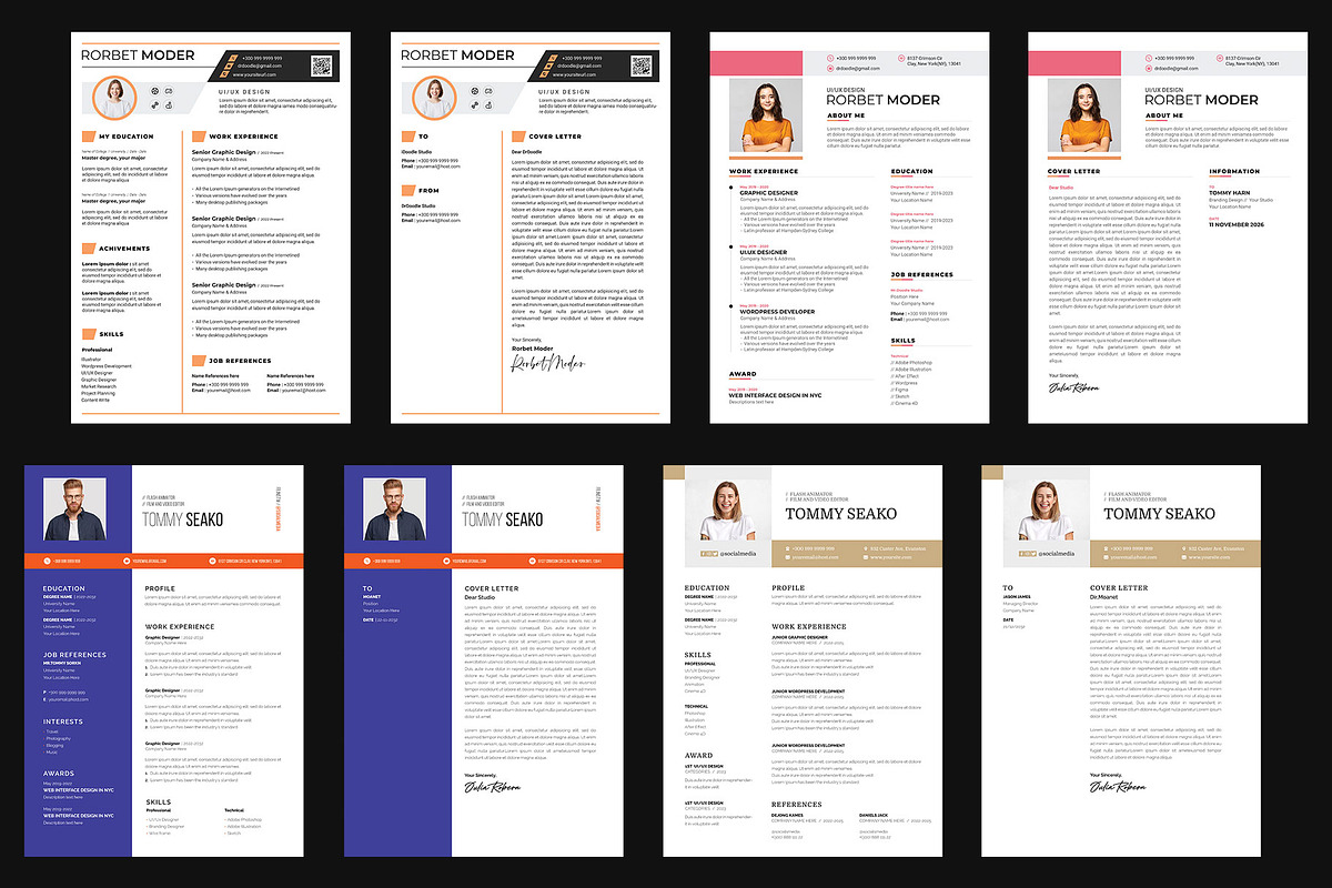 Xoai | Resume CV Kit, a Print Template by iDoodle Studio (Photo 6 of 7)